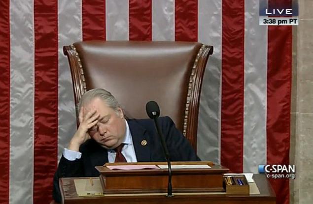 Image result for congressman napping