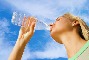 Drinking water for healthy skin