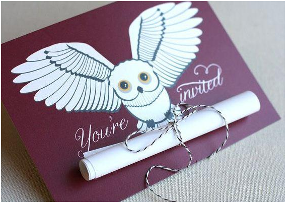 Owl invitation