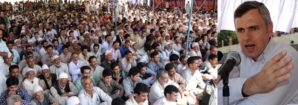 JK CM addressing at Pattan in Baramulla-Scoop News