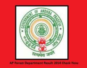 AP Forest Department Result 2014 Check Now apfdrt.org