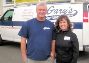 Gary and Mary Gibb, owners of Gary's Plumbing near Bellingham WA