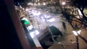 Man Runs Down A Woman And Hits Several Cars In An Uncontrollable Fleeing Attempt