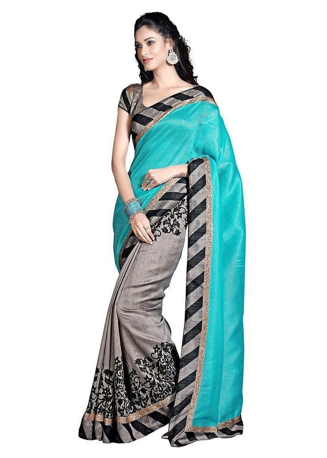 Bhagalpuri Designer Saree