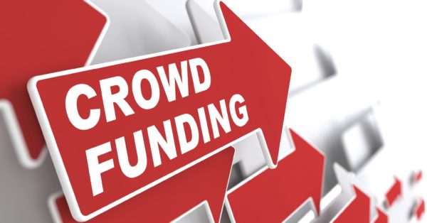 Crowd Funding. Internet Concept