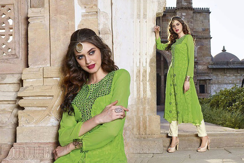 A majestic kurti does all the magic