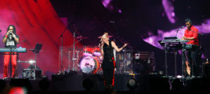 Gwen Stefani of musical group No Doubt performs at the 2014 Global Citizen Festival