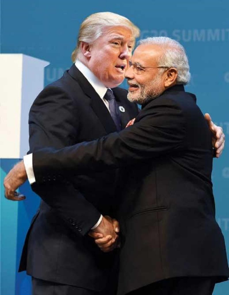 Mr. Donald Trump and Mr. Narendra Modi (Picture Source: OPEN Magazine)