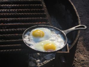 cooking while camping