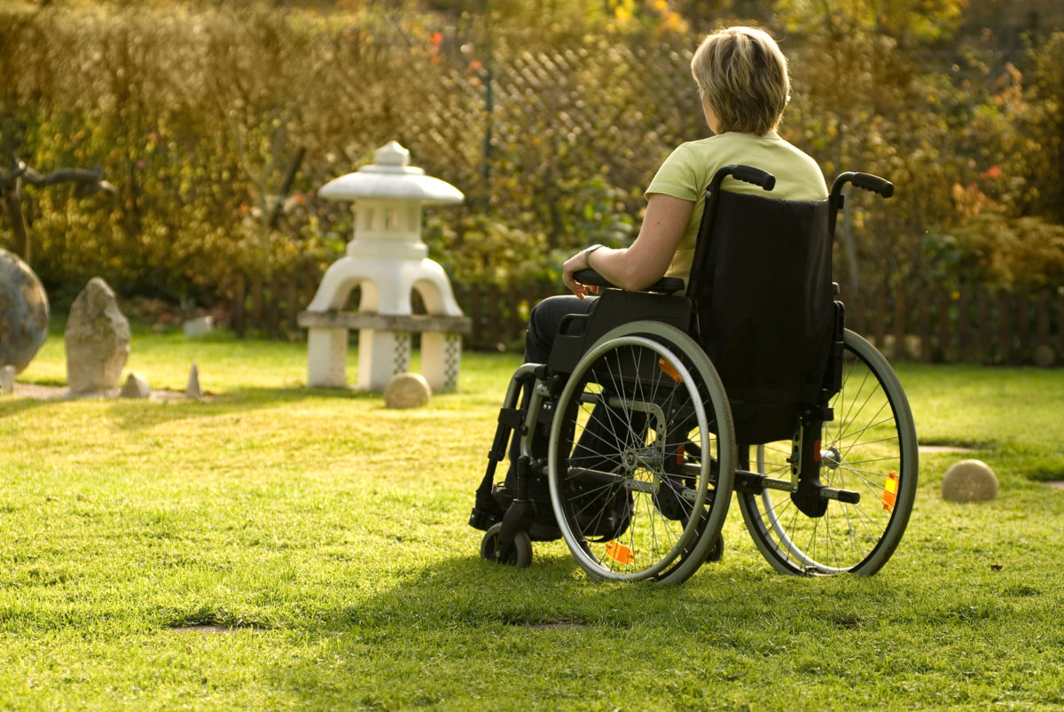 Woman In A Wheelchair